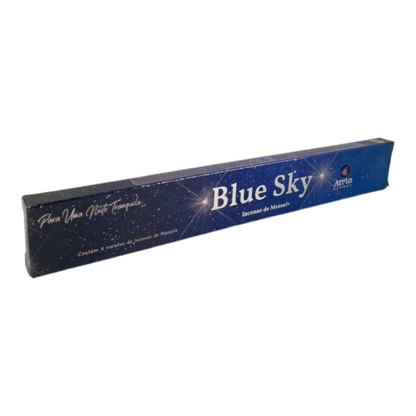 Incenso Indiano Atria Blue Sky Massala Caixa Com 8 Varetas Incenso Indiano Atria Blue Sky Massala Caixa Com 8 Varetas