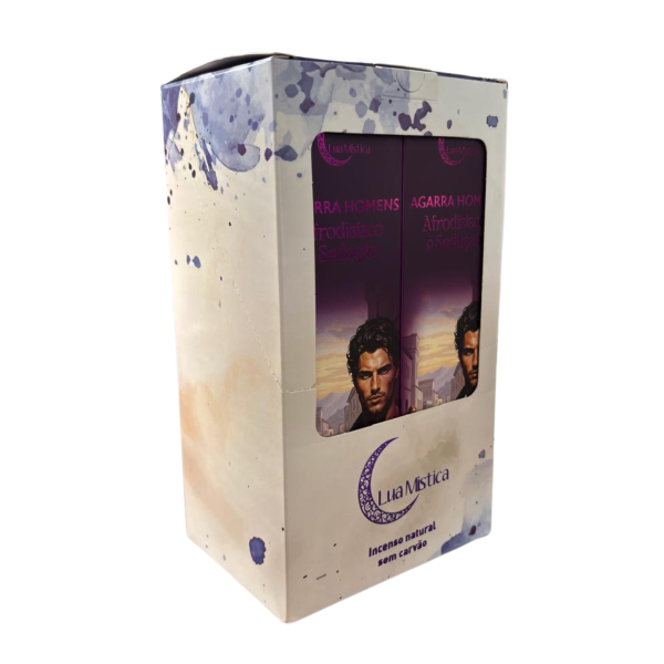 Incenso Natural Agarra Homens 0% Carvão Box 12 Cxs C 10 Var 