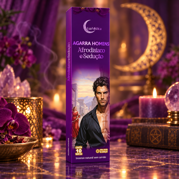 Incenso Natural Agarra Homens 0% Carvão Cx C 10 Var 