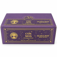Incensos Bee Aromas Mandala Cos Mos Cuarzo Rosa Petalos Rosa 12 Cxs c 10 Varetas