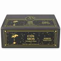 Incensos Bee Aromas Mandala Cos Mos Pyrite  Sálvia Blanca 12 Cxs c 10 Varetas