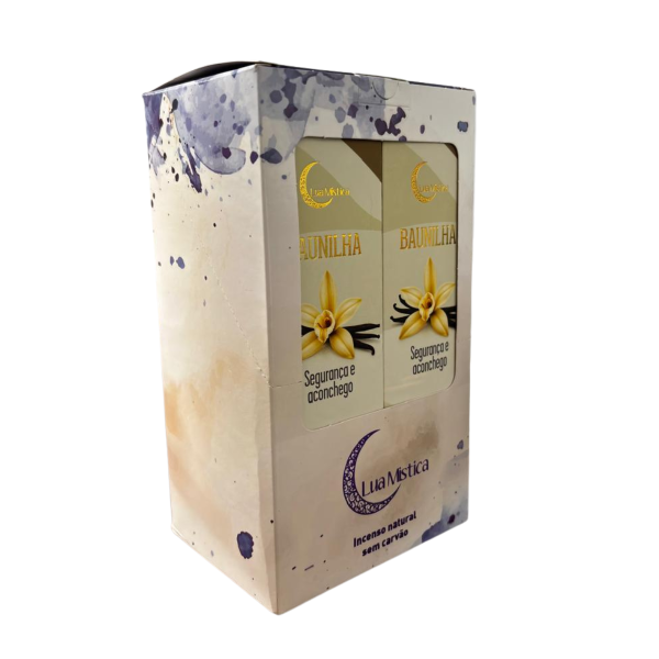 Incenso Natural Baunilha 0% Carvão Box 12 Cxs C 10 Var 