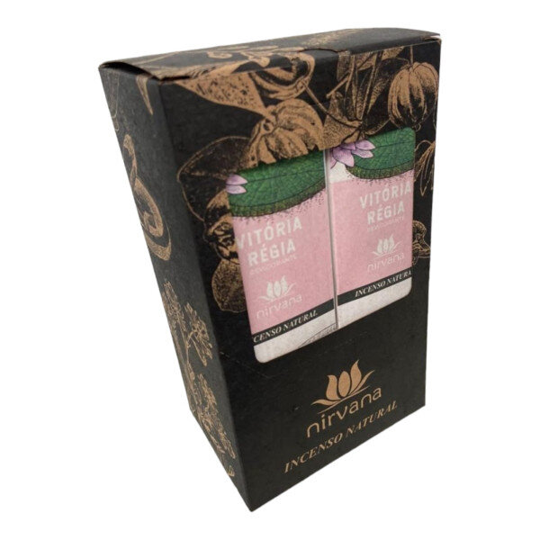 Incenso Nirvana Natural Vitória Régia 12 Caixas c/ 9 Varetas