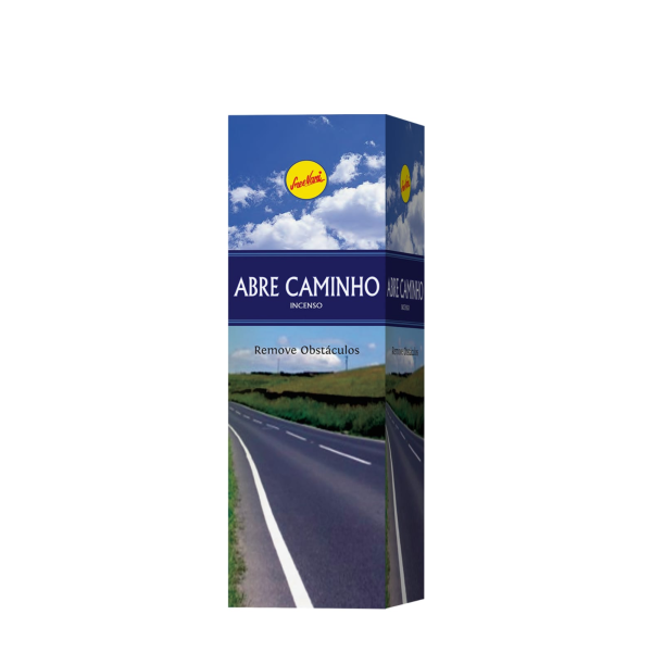 Incenso Abre Caminho Natural 0% Carvão 25 Caixa C 8 Varetas Incenso Abre Caminho Natural 0% Carvão 25 Caixa C 8 Varetas