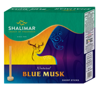 Incenso Blue musk Shalimar Massala 0% Carvão Dhoop 12Cx c10 Palito