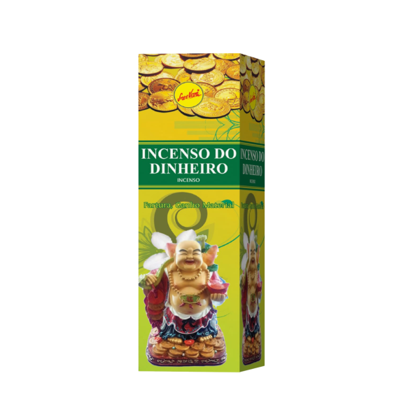 Incenso Incenso do Dinheiro Natural 0% Carvão 25 Caixa C 8 Varetas Incenso Incenso do Dinheiro Natural 0% Carvão 25 Caixa C 8 Varetas