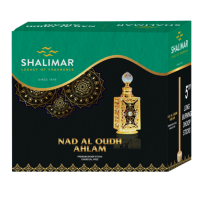 Incenso Nad al oudh ahlam Shalimar Massala 0% Carvão Dhoop 12Cx c10 Palito