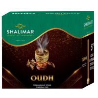 Incenso Oudh  Shalimar Massala 0% Carvão Dhoop 12Cx c10 Palito