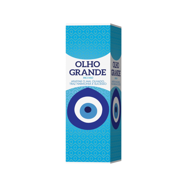 Incenso Olho Grande Natural 0% Carvão 25 Caixa C 8 Varetas Incenso Olho Grande Natural 0% Carvão 25 Caixa C 8 Varetas
