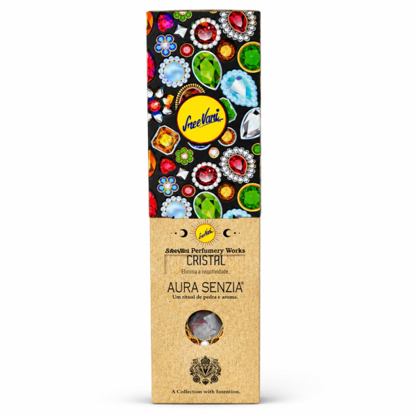 Incenso Sree Vani Cristal Aura Senzia 0% Carvão Natural 12 Cx c 8 V Incenso Sree Vani Cristal Aura Senzia 0% Carvão Natural 12 Cx c 8 V