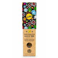 Incenso Sree Vani Olho de Tigre Aura Senzia 0% Carvão Natural 12 Cx c 8 V 