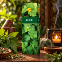 Incensos Guiné Sree Vani Natural 0% carvão 8 Varetas Cx C/25