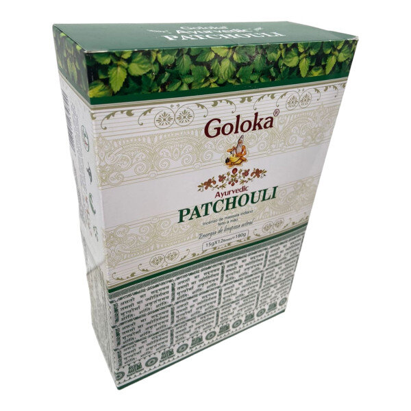 Incenso Massala Patchouli Indiano Goloka 12 Cxs De 15g