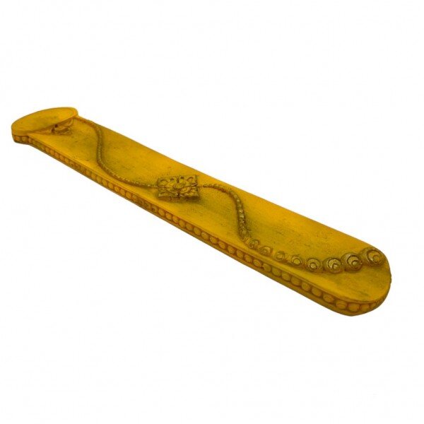 Incensário Régua 27 cm Universal Amarelo Resina