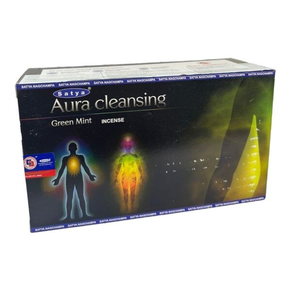 Incenso Limpeza Massala Satya Aura Cleasing 12 Cxs 12Varetas