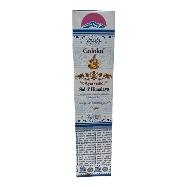 Incenso Massala Sal D´Himalaya Indiano Goloka Varetas Cx15g