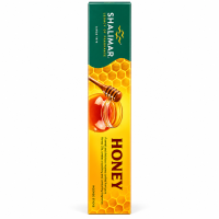 Incenso Honey Shalimar 0% Carvão Natural 20 Varetas