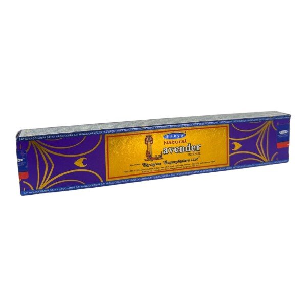 Incenso Lavanda Massala Natural Lavender Satya Cx c 12Var