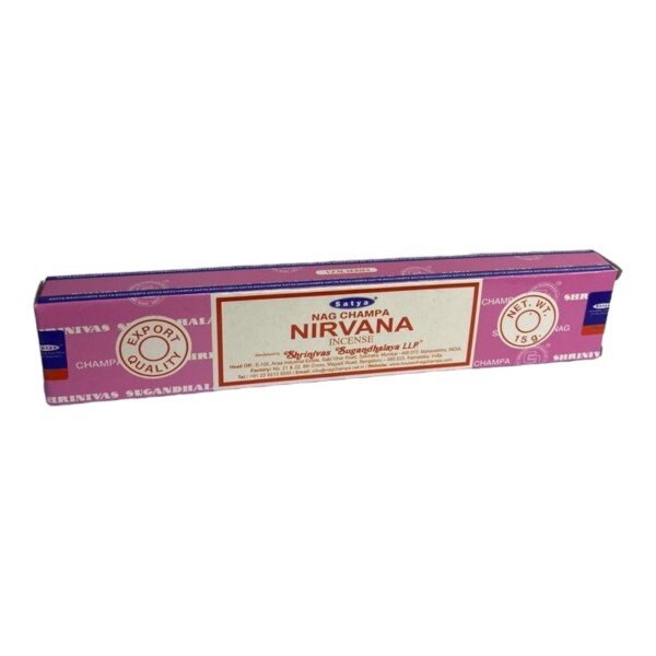 Incenso Sândalo Massala Nirvana Satya Caixa com 12 Varetas