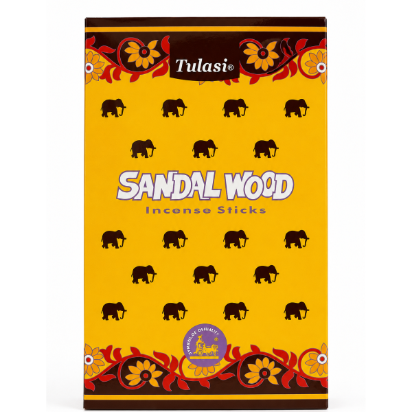 Incenso Tulasi Sandalwood 12 Caixas C 12 Varetas