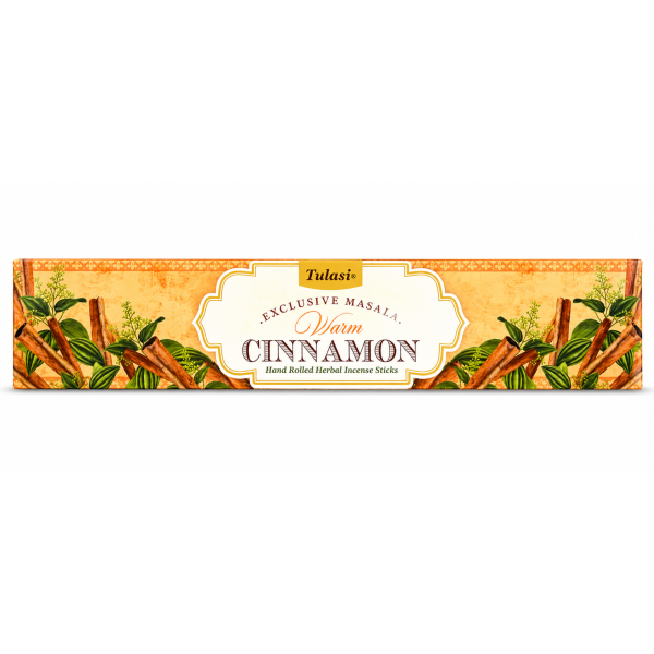Incensos Tulasi Canela Masala Exclusiva Caixa C 12 Varetas 