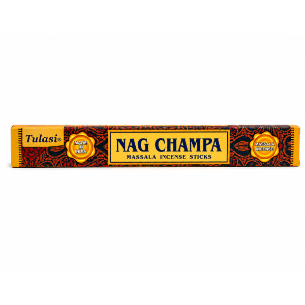 Incensos Tulasi Nag Champa Masala Caixa 7 Varetas 