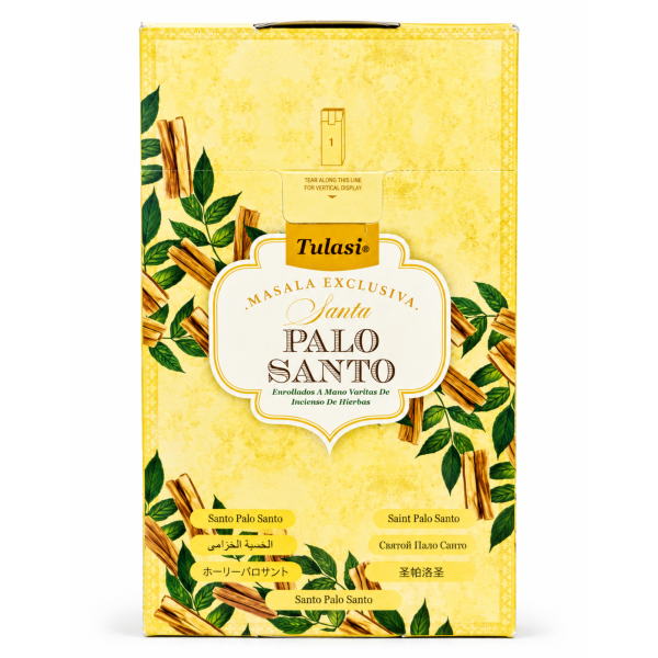 Incensos Tulasi Palo Santo Masala Exclusiva Box 12 Cxs C 12 Varetas 