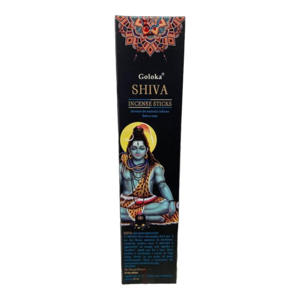 Incenso Massala Shiva Indiano Goloka Varetas Caixa 15g