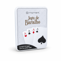 Jogo de Baralho 2 Jogos com 54 Cartas Cada Moment