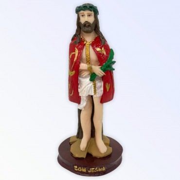 Escultura Bom Jesus da Lapa 16 cm em Resina