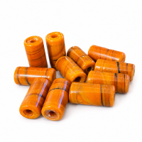Kit c/ 10 Firmas Lisa 20mm Terracota Leitosa Murano Guias