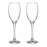 Kit 2 Taças Prestige Stem Vidro Cristal Liso 220 ml Nadir