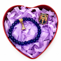 Kit Dia das Mães Nossa Senhora Aparecida Lata Coração