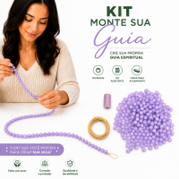 Kit Monte Sua Guia Nanã Miçanga + Firma e Fio Encerado 