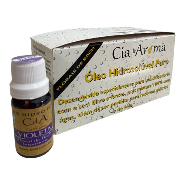 KIT 10 Óleo Hidrossolúvel Violeta Puro Umidificadores 10ml