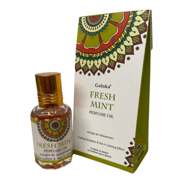 Óleo Perfumado Indiano Goloka Fresh Mint com 10 ml
