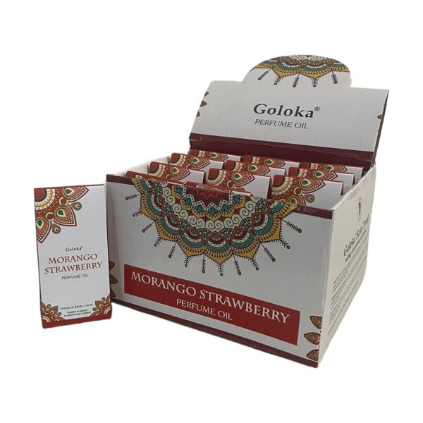 Óleo Perfumado Goloka Morango Strawberry 10 ml Cx c12