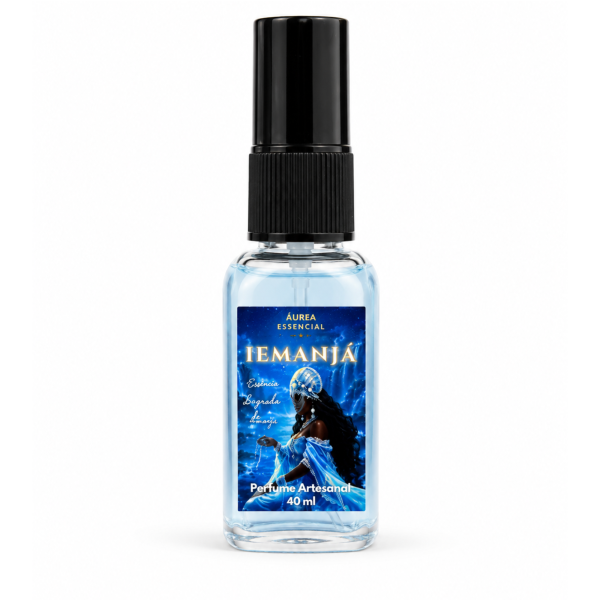 Perfume Artesanal Iemanjá Aroma das Águas Áurea  Essencial 40ml 