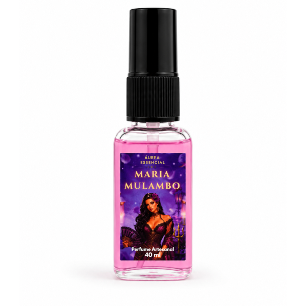 Perfume Artesanal Maria Mulambo Encantamento Áurea Essencial 40ml 