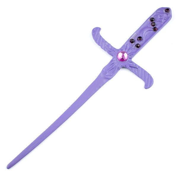 Athame Metal Lilas 19 cm Pedras e Strass Lilas