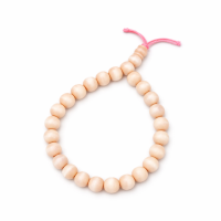 Pulseira Olho de Gato Murano Rose Obá 6mm Ajustável 