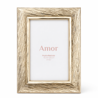 Quadro Porta Retrato Dourado 19,4 x 14,4 cm