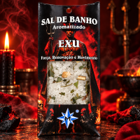 Sal de Banho Aromatizado Hidro e Ofurô Exu 100g