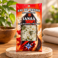 Sal de Banho Aromatizado Hidro e Ofurô Iansã 100g