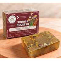 Sabonete Artesanal Sorte e Sucesso com Ervas 100% Natural 90g 