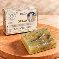 Sabonete Artesanal Oxalá com Ervas 100% Natural 90g 