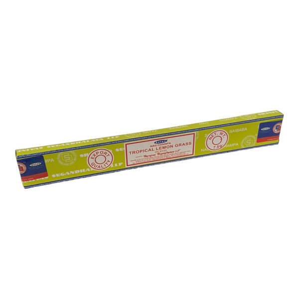 Incenso Indiano Tropical Lemon Grass Massala Satya Puro 7,5g