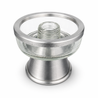 Suporte de Vela Palíto 7,5 cm Vidro Transparente