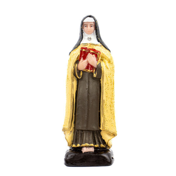 Escultura Santa Teresa Dávila 14,50 cm em Resina Escultura Santa Teresa Dávila 14,50 cm em Resina