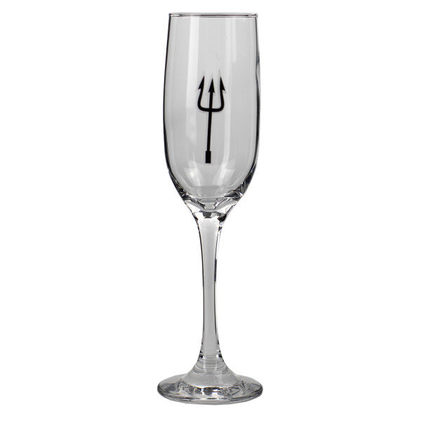 Taça Tridente Champagne Cristal Imperatriz 190ml